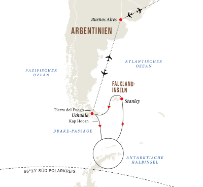 Expedition Antarktis und Falklandinseln