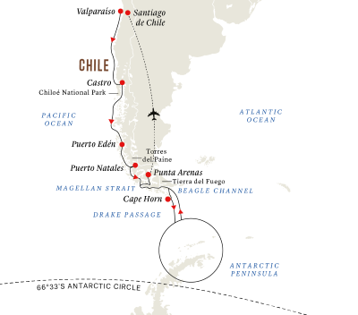 Expeditionsreise Antarktis und Patagonien (Kurs Süd) 