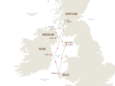 Britische Inseln – Expeditions-Seereise in die Irische See mit Wales