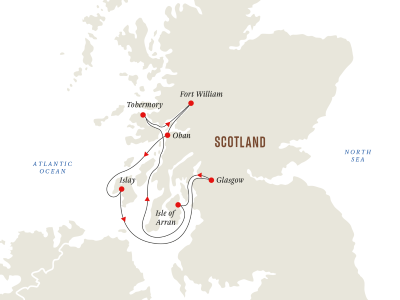 Expeditions-Seereise entlang der schottischen Küste 