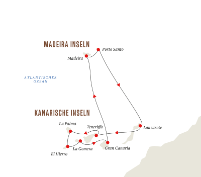 Wunder von Madeira und Kanarische Inseln – Expeditions-Seereise zu den Inseln des Atlantiks
