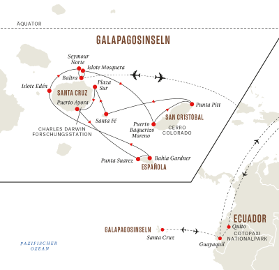 Expeditions-Seereise zu den Galapagos-Inseln