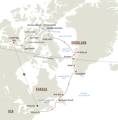 Abenteuer Nordwest-Passage – Im Kielwasser großer Entdecker (Kurs Ost)