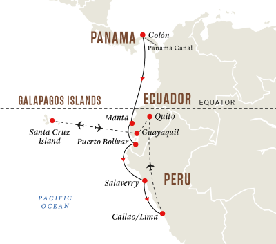 Entdeckungsreise Panamakanal mit Galápagos-Inseln 