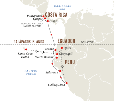 Nationalparks in Südamerika und Galapagos-Inseln