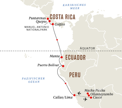 Die Küste Südamerikas – Nationalparks und Machu Picchu