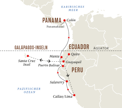 Galapagos-Inseln, Nationalparks und Panamakanal