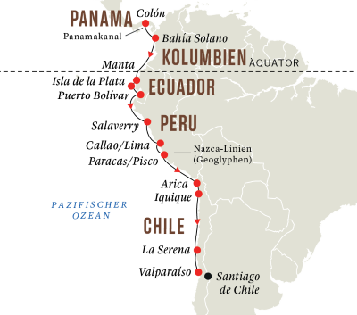 Panamakanal und Geheimnisse der Inka mit Machu Picchu (Kurs Süd)