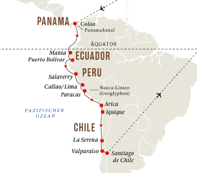 Südamerika – Schätze der Pazifikküste