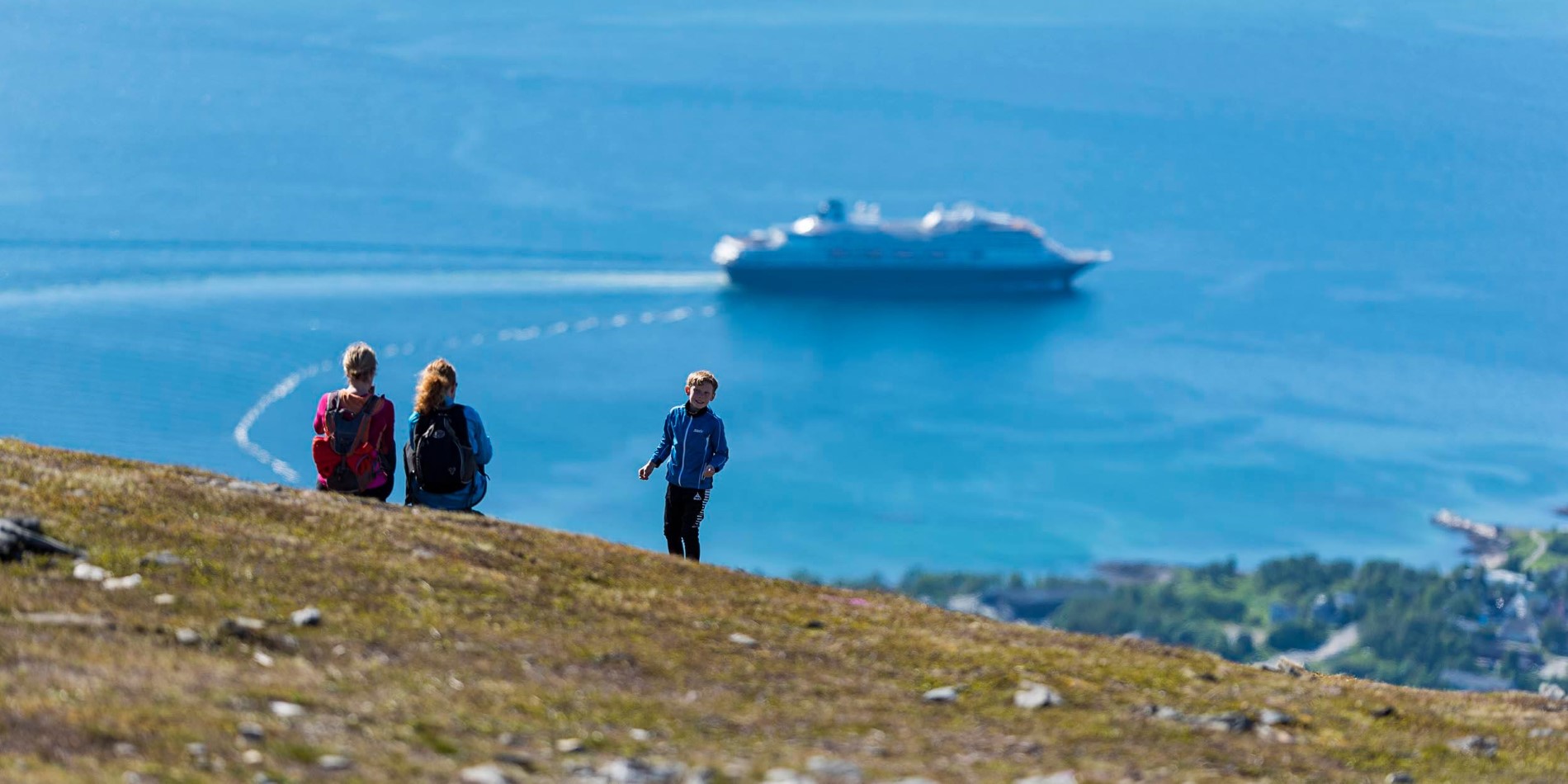 Bergwanderung in Tromsé