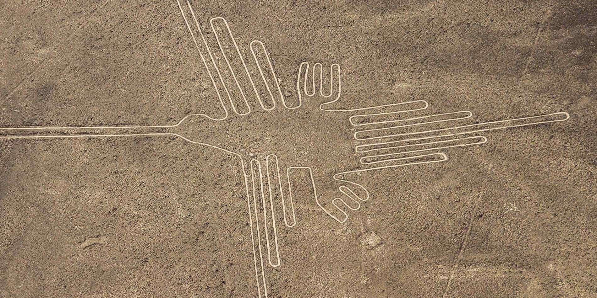 Kolibri-Geoglyphe, Nazca-Linien, Peru