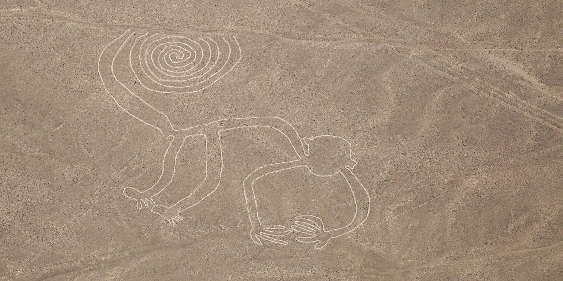 Affen-Geoglyphe, Nazca-Linien, Peru